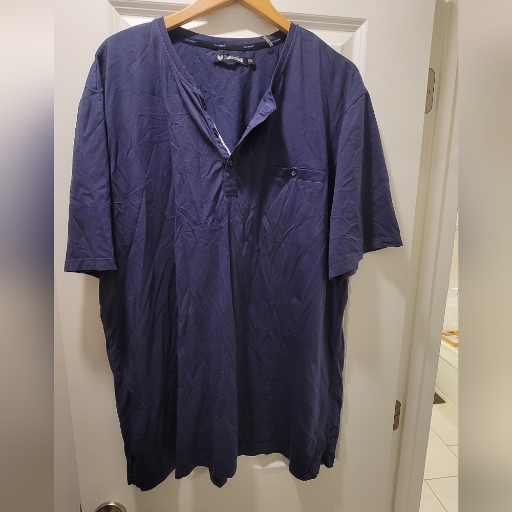 Buttercloth Icy Cotton 3xl Henley